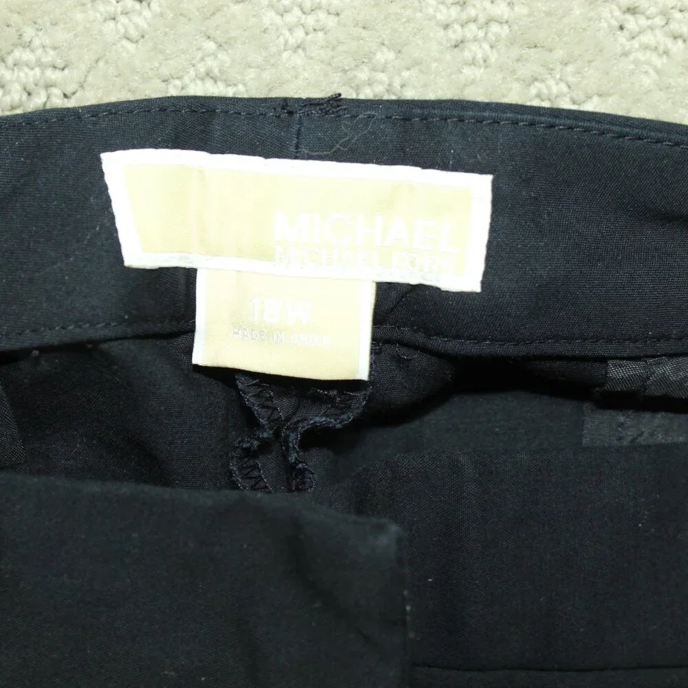 Michael Kors Women's 18W Navy Chino Pants